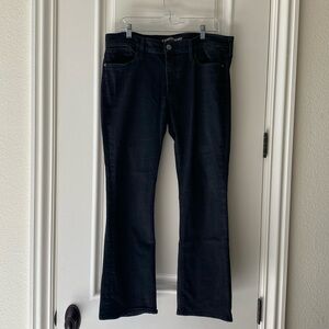 Women’s Express black “Barely Boot” 14 short jeans